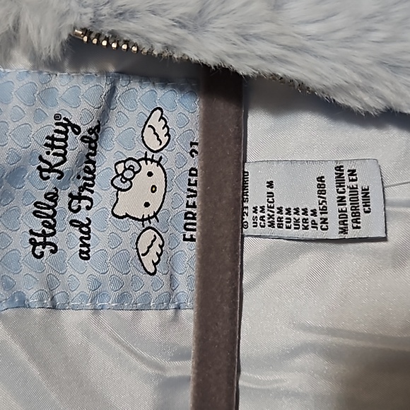 Hello Kitty and Friends faux fur coat size M NWT - Picture 7 of 14